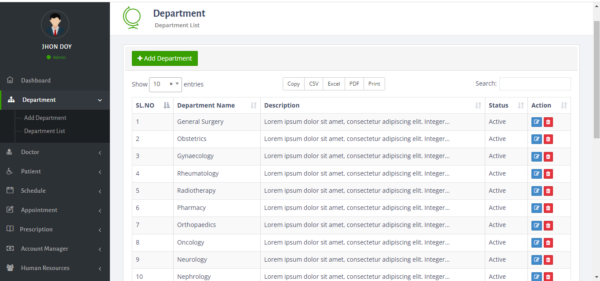 Curebot- Hospital Management System - Image 2