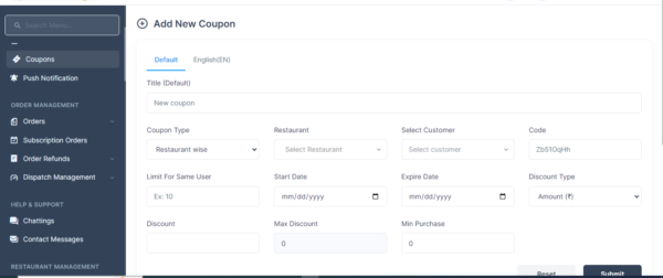 Foodinga - Zomato Clone - Multiple Restaurant Food ordering Website with Customer, Merchant and Driver Android and iOS apps - Image 4