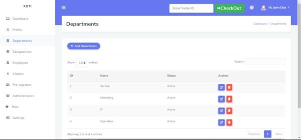 Xotia - Visitor Pass Management System - Image 2